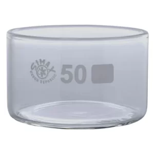 Image of Simax Glass Crystallising Dish with Flat Bottom No Spout 40ml Ø50m...