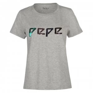 Image of Pepe Jeans Susana T Shirt - Grey