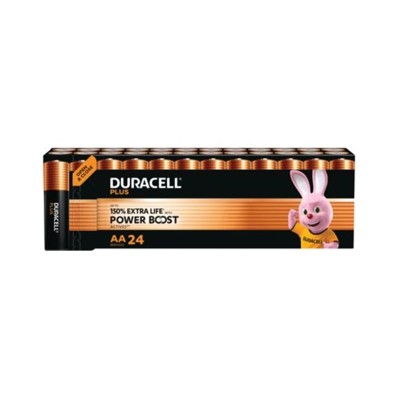 Image of Duracell Duracell Plus AA Batteries with Power Boost (Pack of 24) 5019178 5019178