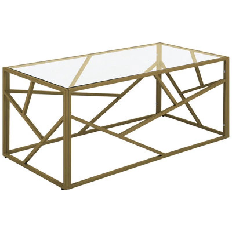 Image of Beliani Coffee Table Orland Glass Gold