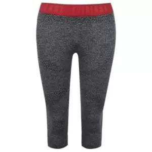 Image of Everlast Seamless Panelled Capri Leggings - Grey