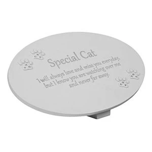 Image of Thoughts of You Resin Memorial Plaque - Cat