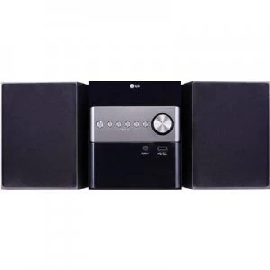 Image of LG Electronics CM1560DAB Audio system Bluetooth, CD, USB, DAB+, Incl. speaker box 2 x 5 W Black
