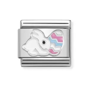 Image of Nomination Classic Silver Easter Bunny Charm