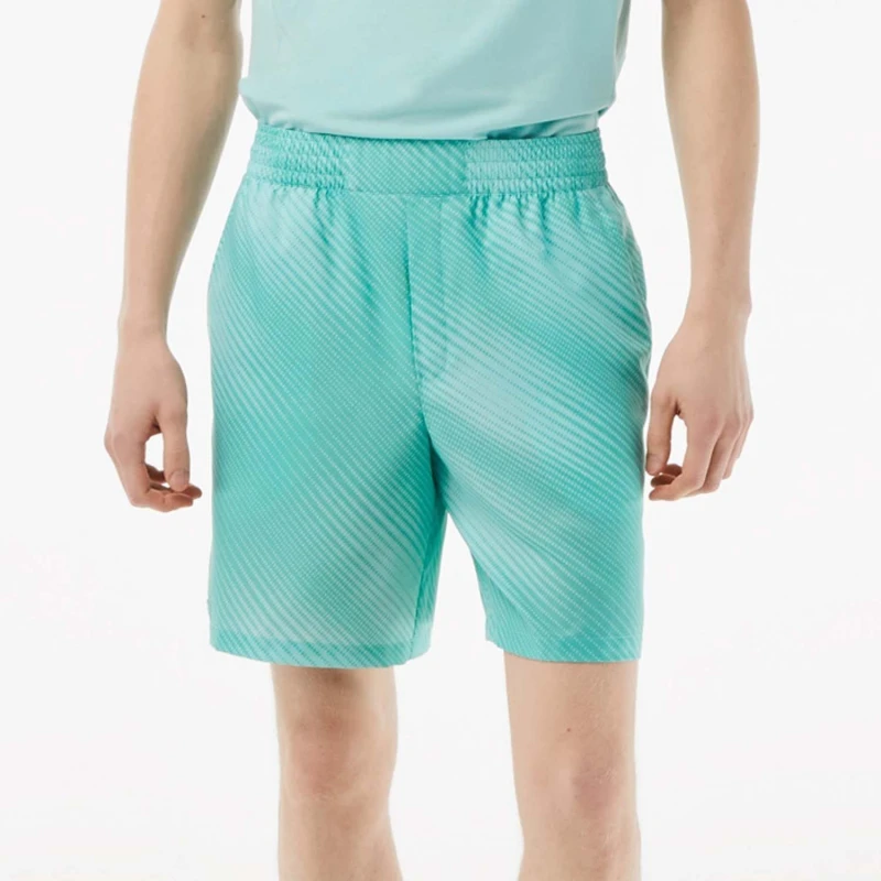 Image of Lacoste Sport Taffeta Shorts - Green Green L