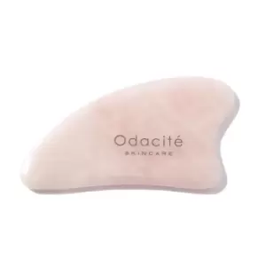Image of Odacite Crystal Contour Gua Sha Rose Quartz Beauty Tool