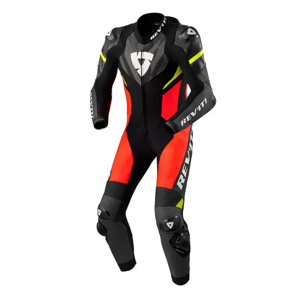 Image of REV'IT! Hyperspeed 2 One Piece Suit Black Neon Red Size 54