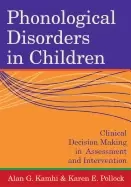 Image of phonological disorders in children clinical decision making in assessment a