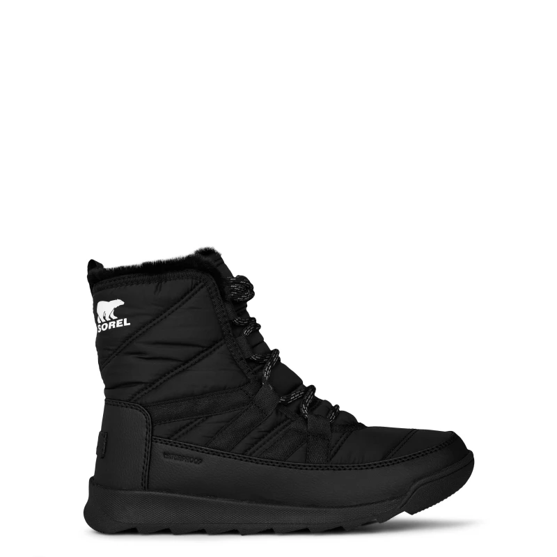 Image of Sorel Womens Whitney II Plus Lace WP Waterproof Ankle Boots Black - UK 7 Black female ES3860BQU7