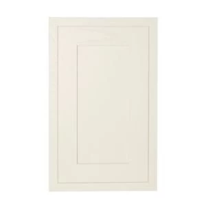 Image of Cooke Lewis Carisbrooke Ivory Framed Fixed frame door W450mm