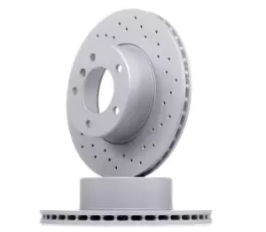 Image of ZIMMERMANN Brake disc 150.1284.52 Brake rotor,Brake discs BMW,5 Limousine (E39),5 Touring (E39)