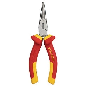 Image of Irwin 10505869 Vice Grip VDE Long Nose Pliers - 8in