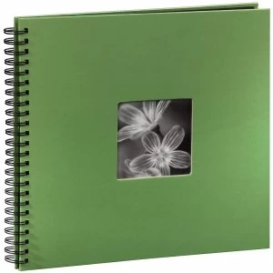 Image of Fine Art Spiralbound Album 36x32cm 50 Black pages (Apple-green)