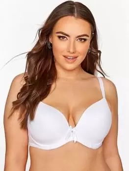 Image of Yours Plunge T-Shirt Bra - White, Size 42E, Women