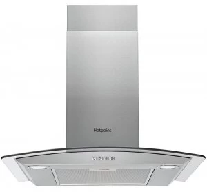 Image of Hotpoint PHGC74FLM 70cm Chimney Cooker Hood