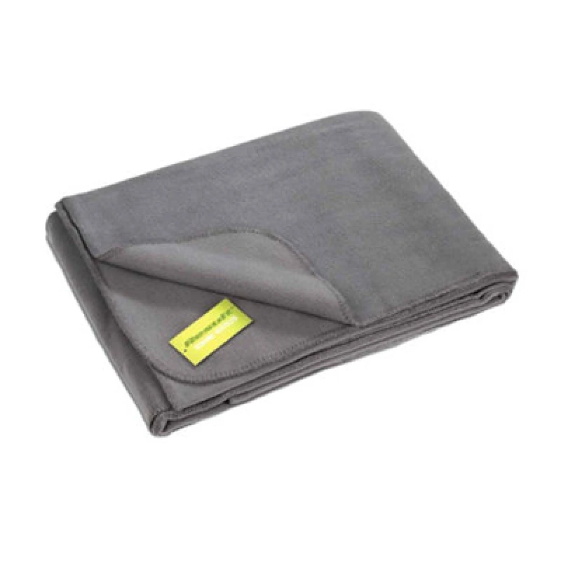 Image of Result Result Polarthermic Fleece Blanket in Grey Grey One Size Unisex 5063425944798