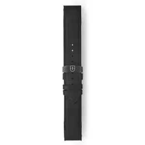 Image of Elliot Brown STR-L10 Matt Slate Black Deployment Leather Strap