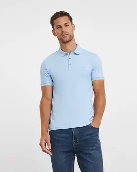 Image of BOSS Blue Box Logo Polo