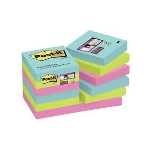 Image of Post It Super Sticky 48 x 48mm Removable Notes