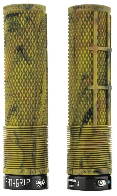 Image of DMR BRENDOG DeathGrip without Flange THIN Green - Cycles UK