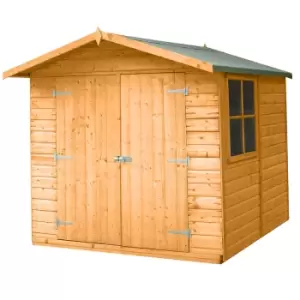 Image of Shire Alderney 7ft x 7ft Wooden Apex Garden Shed