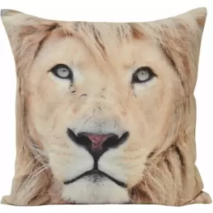 Image of Riva Home Animal Lion Cushion Cover (45x45cm) (Multi) - Multi