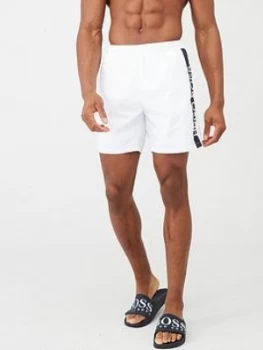 Image of Hugo Boss Dolphin Swim Shorts White Size L Men