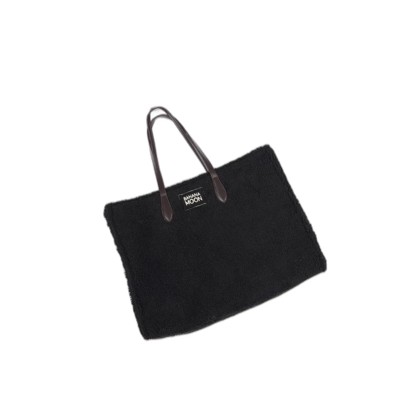 Image of banana moon Womens tote bag Banana Moon Asana Wedowy Noir Female TU