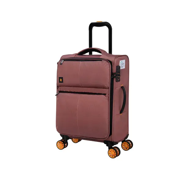Image of IT Luggage Lykke W3BZ3 Soft Shell Small Deep Pink Cabin Suitcase
