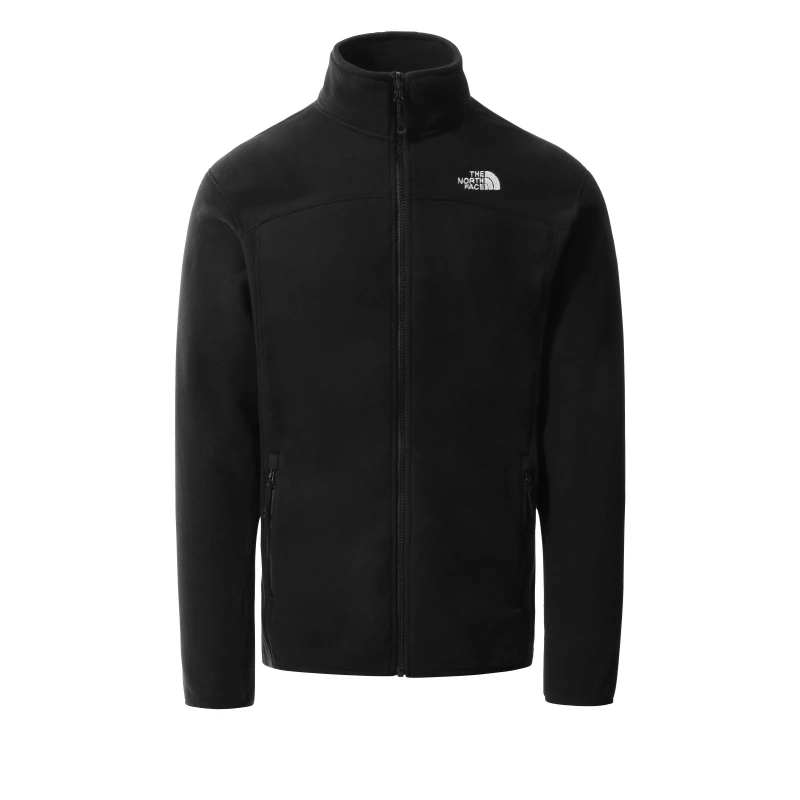 Image of The North Face 100 Glacier Full-Zip Fleece - Black 2XL
