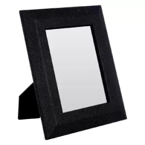 Image of Premier Housewares Pacific Photo Frame Black Faux Shark Skin 6" x 8in