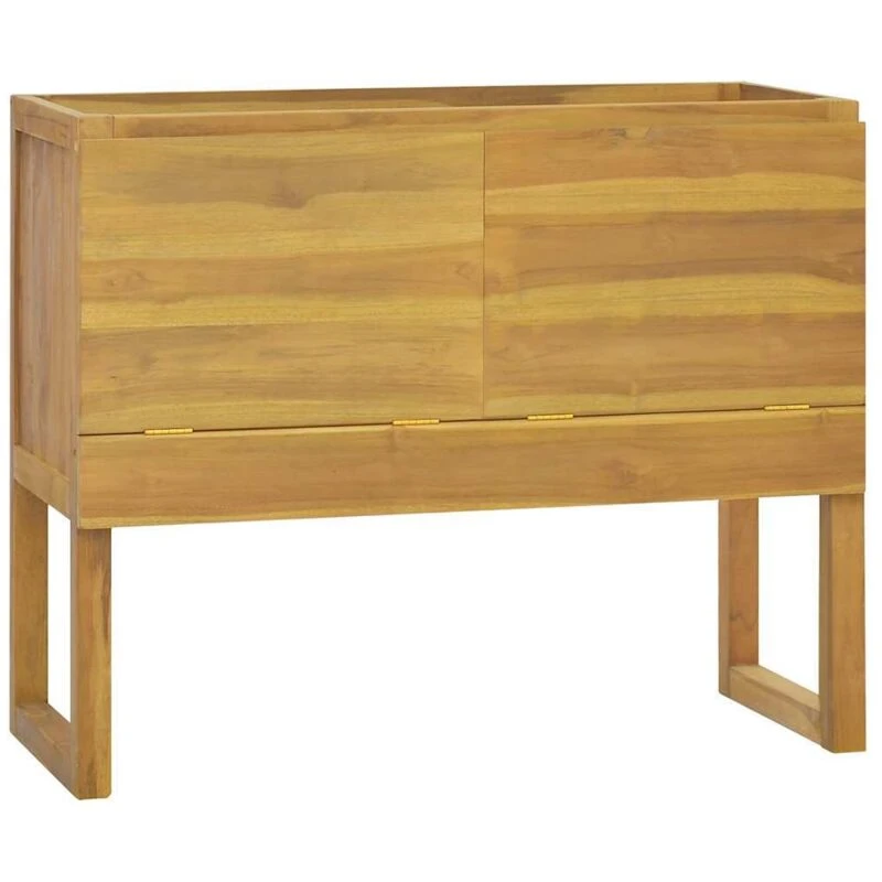 Image of VIDAXL Bathroom Cabinet 90x40x75.5cm Solid Wood Teak Vidaxl 8720286662755