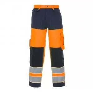 Image of Hydrowear Idstein High Visibility Glow In dark Two Tone Trouser Orange