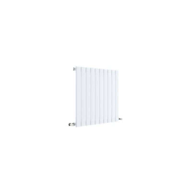 Image of Aspire Hudson Reed Sloane Single Designer Horizontal Radiator 600mm H x 586mm W - Satin White PWHLW55