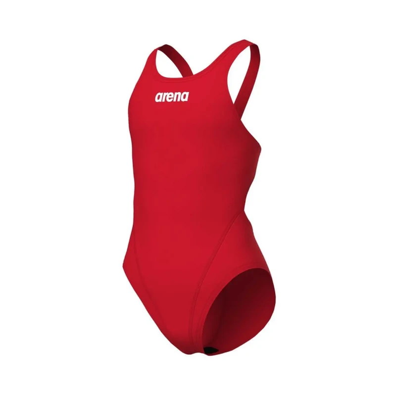 Image of Arena Solid Swim Tech Swimsuit Juniors One Piece Swimsuits 26(11-12Y) Red 29265108215