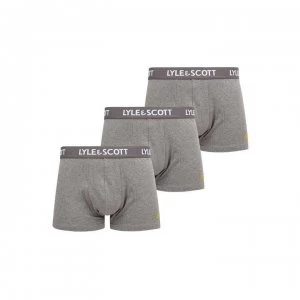 Image of Lyle and Scott Barclay 3 Pack Trunks - Grey Marl