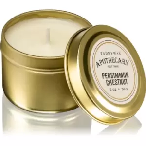 Image of Paddywax Apothecary Persimmon Chestnut Scented Candle Tin 56g