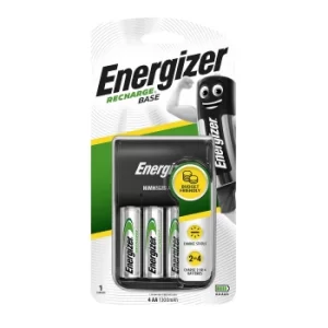 Image of Energizer Recharge USB Base Charger for AA and AAA batteries (4 AA Batteries Included)