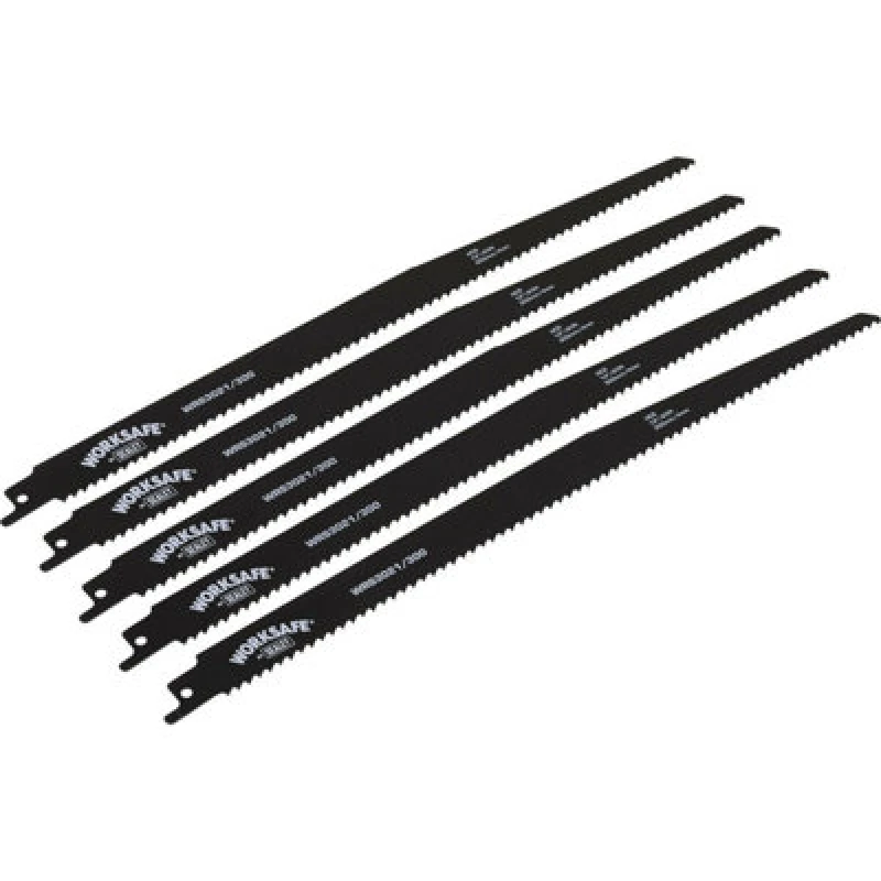 Image of Loops 5 PACK 300mm Reciprocating Saw Blade - 6 TPI - Medium Cut Wood Concrete Multi