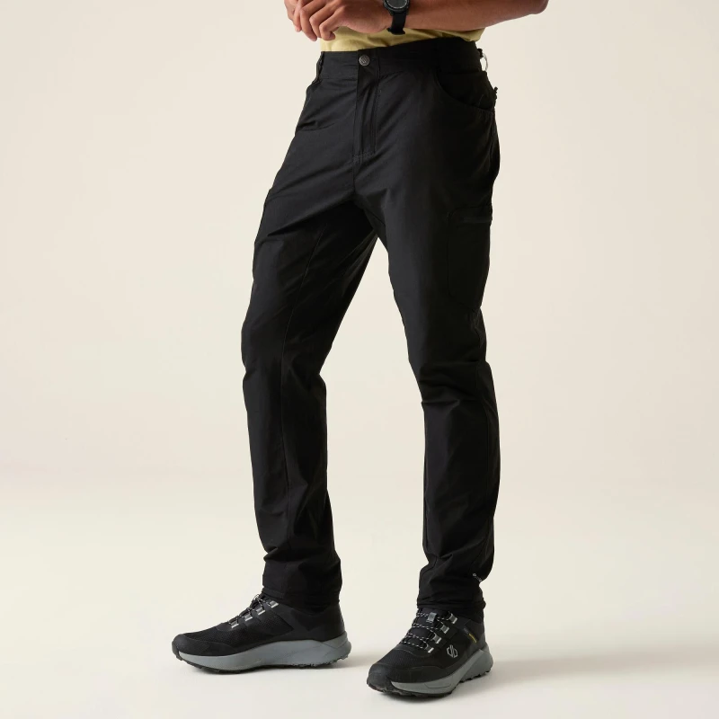 Image of Dare 2b Dare 2b Men Tuned In II Hiking Trousers in Black Size: 42S Black 42S Male 5057538399804