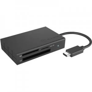 Image of ICY BOX External memory card reader USB-C Anthracite