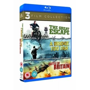 Image of The Great Escape / A Bridge Too Far / Battle of Britain Triple Pack Bluray