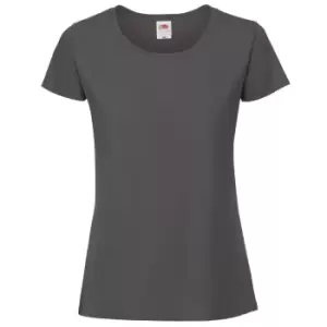 Image of Fruit Of The Loom Womens/Ladies Ringspun Premium T-Shirt (XL) (Pencil Grey)