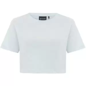 Image of Nicce Fruta Crop T Shirt - Blue