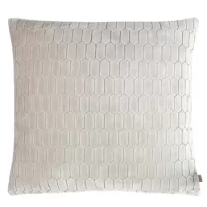 Image of Rialta Geometric Cushion Pebble, Pebble / 50 x 50cm / Cover Only