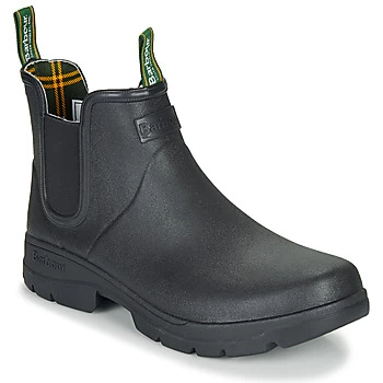 Image of Barbour FURY CHELSEA mens Wellington Boots in Black - Sizes 8,10,11,12