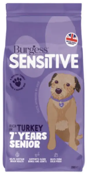 Image of Burgess Sensitive Senior Dog Food 2kg