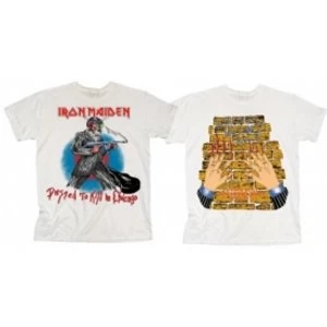 Image of Iron Maiden Chicago Mutants Mens White T Shirt: Large