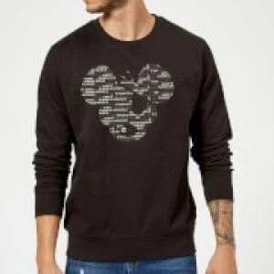 Image of Danger Mouse Word Face Sweatshirt - Black