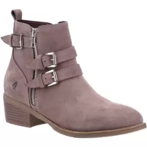 Image of Hush Puppies Womens Jenna Suede Zip Up Ankle Boots UK Size 7 (EU 40)